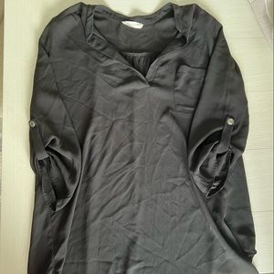 Lush Roll Tab Tunic 3/4 Sleeve